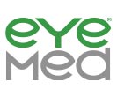 The image features a logo with the text  EyeMed  prominently displayed above a stylized eye, suggesting a connection to vision or medical services related to eyes.