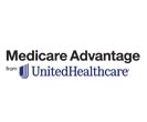 The image features a logo for  Medicare Advantage  with a subtext reading  UnitedHealthcare,  displayed against a white background.