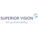 The image displays a logo with the text  SUPERIOR VISION  prominently featured, suggesting it is related to an optometry or eye care service.