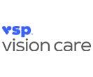 The image displays a logo with text that reads  VSP Vision Care  against a white background, featuring a stylized blue letter  V  and a red letter  S .